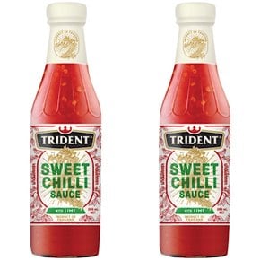 트리덴트 라임 스윗 칠리 소스 Trident Sweet Chilli Sauce With Lime 285ml 2개