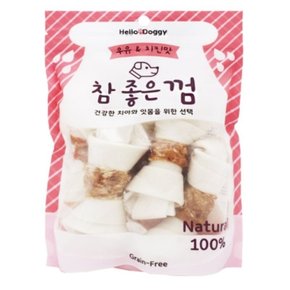 헬로도기 참좋은껌 강아지 치킨 우유 개껌 6p x 6개