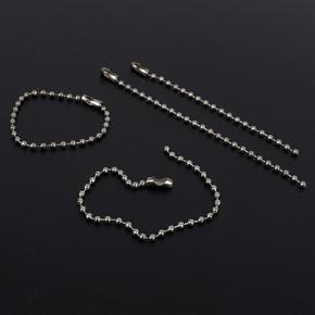1P 실버 메탈 구슬줄 8cm 10cm 12cm 15cm (S51579441)