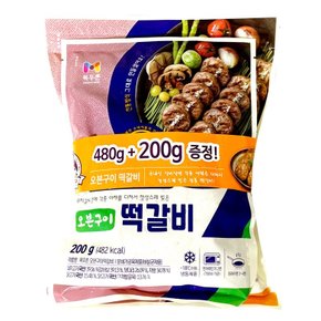 [푸른들마켓][목우촌] 오븐구이떡갈비480g+200g