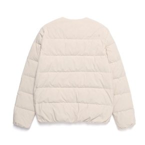 엔에프엘 [역시즌 54%▼] - F214WDW752 여성  인사이드 경량패딩 L/BEIGE (정상가:129,000원)