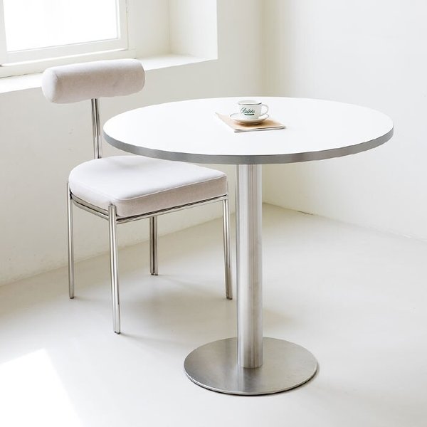 상담테이블 2인식탁 원룸식탁 간이테이블 (600원형) HW089