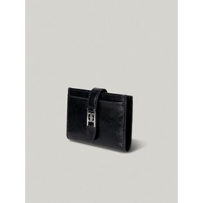 CLASSIC LOGO CARD WALLET IN BLACK