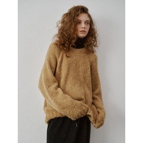 Coil round knit (Beige)