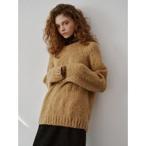 Coil round knit (Beige)