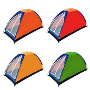 텐트 1인용(색상랜덤) 캠핑용품 낚시 등산 그늘막 여름 레져 군대 극기