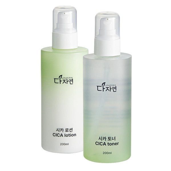 다자연 시카 토너 로션 세트 400ml