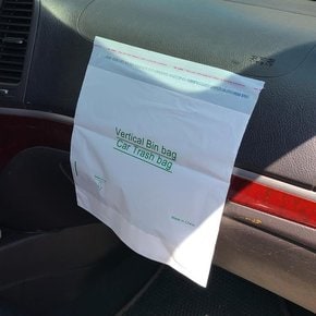 차량 주방 일회용 붙이는 쓰레기 비닐봉지 10장