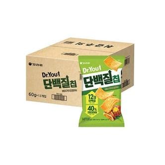  닥터유 단백질칩 버터구이오징어 60g X 12개