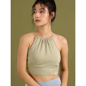 Halter point top (Green tea)