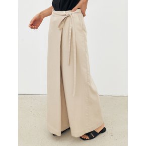 TFR WRAP BUTTON SKIRT PANTS_2COLORS