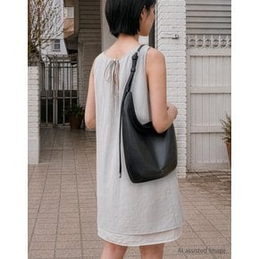 AABA6F012BK 블랙 소프트 커브백(숄더/크로스 가능)