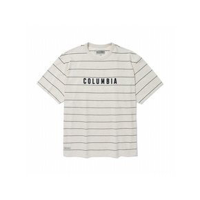 SIMPLE LOGO STRIPE S/S T-SHIRTS 오트밀