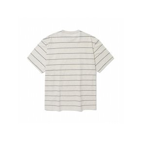 SIMPLE LOGO STRIPE S/S T-SHIRTS 오트밀