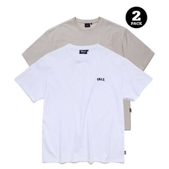  예일 (23SS) [ONEMILE WEAR] 2PACK SMALL ARCH TEE 화이트 / ARMOND CREAM