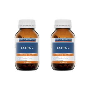 [해외직구] Ethical Nutrients 에티컬뉴트리언트 엑스트라 비타민C 60정 2팩 Extra C Tablets