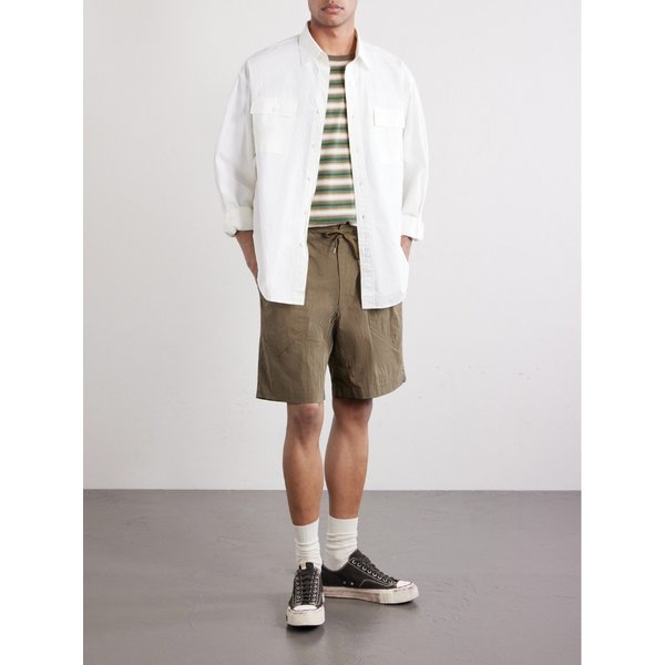 프리즘웍스 페티그 스트레이트 코튼 블렌드 쇼츠 46376663163037698