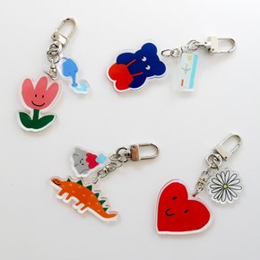 [어라운드테이블] Kii Keyring 아크릴키링