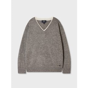 Layered V-neck Pullover / WHKAG4932F