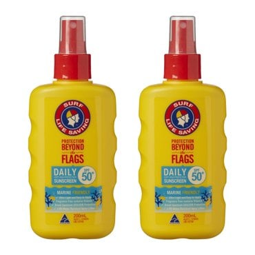  호주 Surf Life Saving Sport 서프라이프서빙 스포츠 선크림 SPF50 200mL 2팩 스프레이형