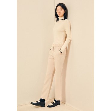 JJ지고트 스터드 장식 세미 부츠컷 팬츠GP9M0SL911