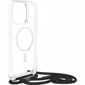 []OtterBox React Necklace MagSafe iPhone 15 Pro MIL Max용 케이스 클리어 미군 규격