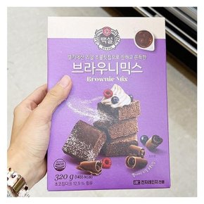 백설 브라우니믹스 320g x 2개 코스트코
