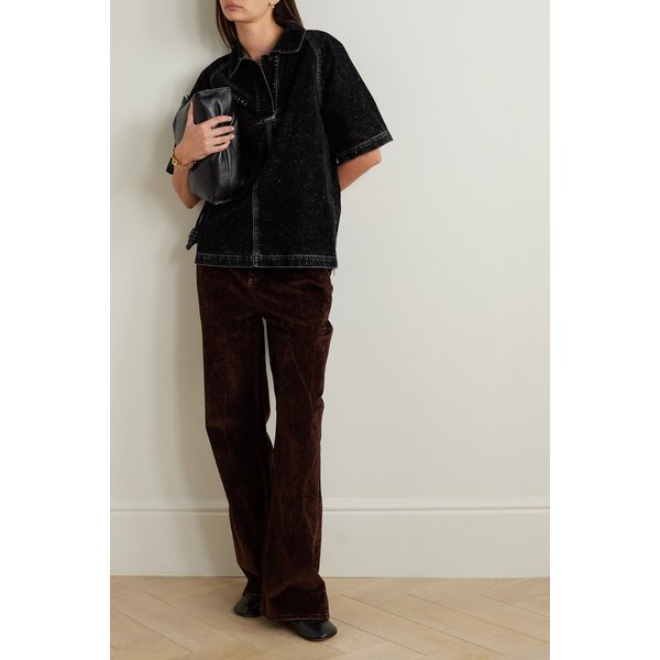 코튼 혼방 폴로 셔츠 블랙 1647597325144842