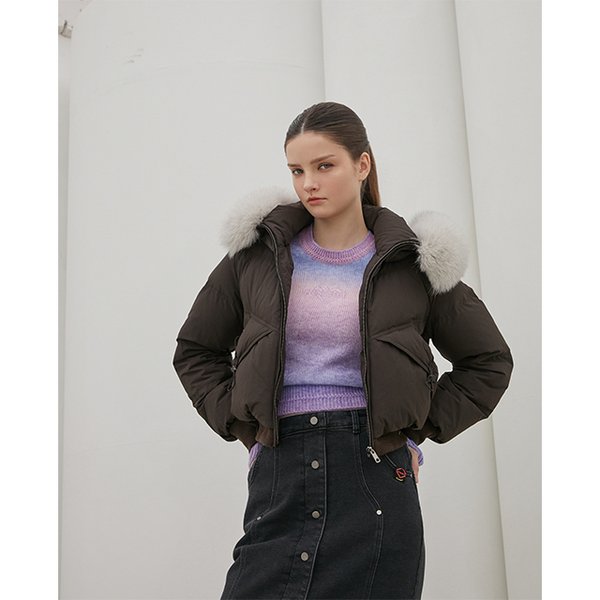 [시흥점] 여성 변형 포켓 숏 폭스퍼 후디점퍼 (EQ4NZ062)