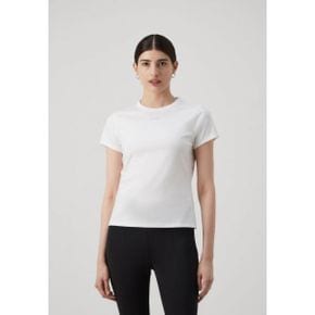 4763263 Calvin Klein NANO LOGO SLIM - Basic T-shirt bright white