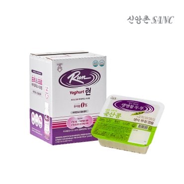 신앙촌 프로바이오틱 런 요구르트 12병 + 국산대 340g 1모