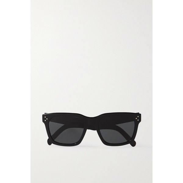 오버사이즈 스퀘어 프레임 아세테이트 선글라스 블랙 1647597302155442