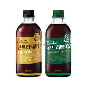 칸타타 콘트라베이스 500ml 블랙/ 6개+디카페인블랙/ 6개 총12개