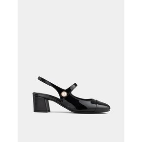 [리퍼브][235] Mary Jane sling-backs / black [메리제인 슬링백 / 블랙] 5CM