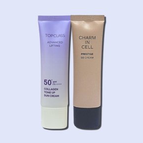 참존 탑클래스 톤업 선크림 50ml+참인셀 비비크림 50ml (SPF30/PA++)