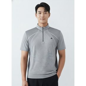 남성 스포티브 반집업 반팔 티셔츠 AMTHM4261-190