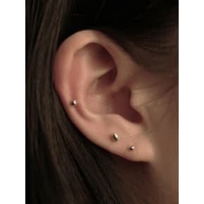[3SET][SILVER925] LU131 Basic layered earrings
