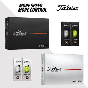 백화점 골프샵 [아쿠쉬네트코리아] 2025S/S 타이틀리스트 신형 PROV1/PROV1X 1더즌[타이틀리스트 쇼핑백 동봉]