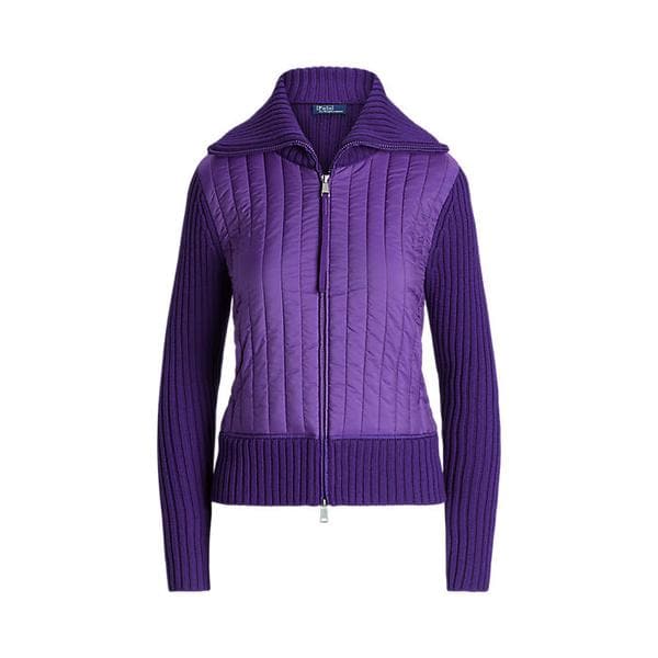 여성 하이브리드 울 퍼널넥 재킷(WMPOOTWN2820313500)