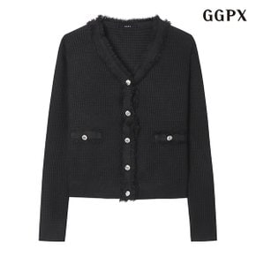 브이넥 비스코스 니트 가디건 (GPACK005D)