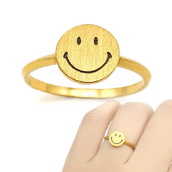 [골드리카]순금 스마일 반지 1.875g