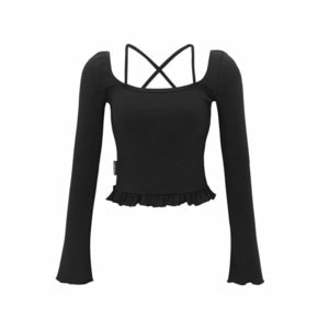 ROSY TOP-BLACK