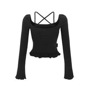 ROSY TOP-BLACK