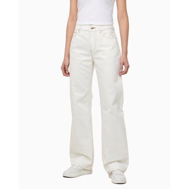Calvin Klein Jeans 여성 시그니처 90s 화이트 데님(47B919G)