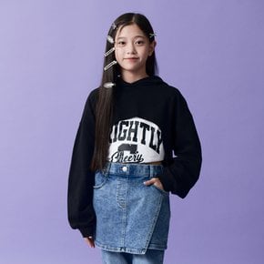 [50%+추가8%][더데이걸] 크롭 후드 박시 반팔세트 TGMH24804_7358