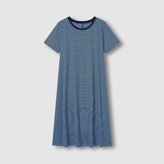 JAJU 여 소프트 반팔 파자마 원피스 J206203067052