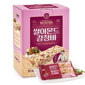 쌀아몬드강정바 (20개입) / 달콤 바삭한 전통 쌀강정 뉴트리션바