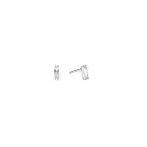 [925 silver] Deux.silver.172 / carre dew earring