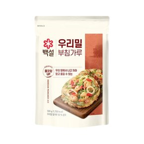 백설 우리밀부침가루 500g x4개