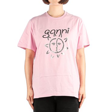 가니 여성 반팔 티셔츠 (T3771 LILAC SACHET) 24SS